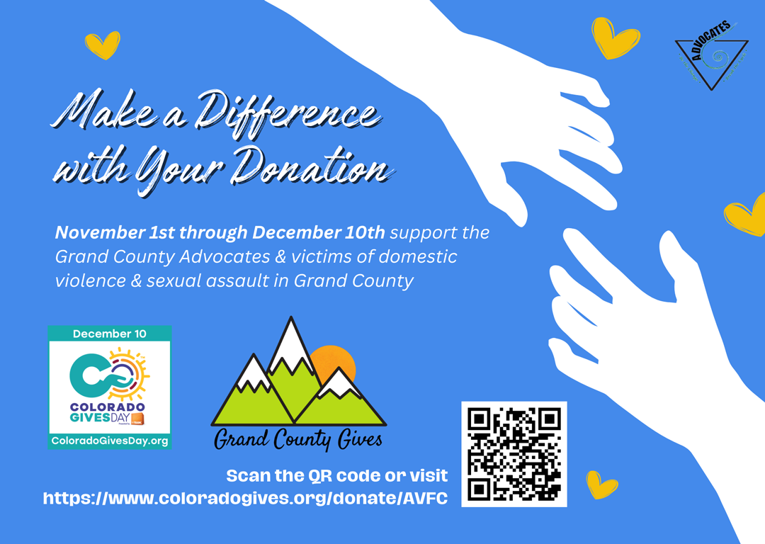 Donate to Grand County Advocates through Colorado Gives Day